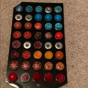 Red, orange and Aqua snaps